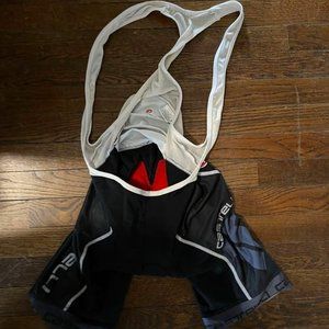 THREE Men's Castelli Cycling Bibs - Size Large